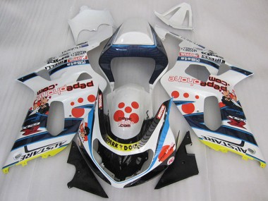 Carenados Moto Suzuki GSXR 600 2001-2003 - Blanco Azul Rojo Amarillo Negro Dark Dog Fabricantes