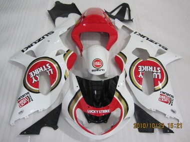 Carenados Moto Suzuki GSXR 600 2001-2003 - Blanco Rojo Lucky Strike Fabricantes