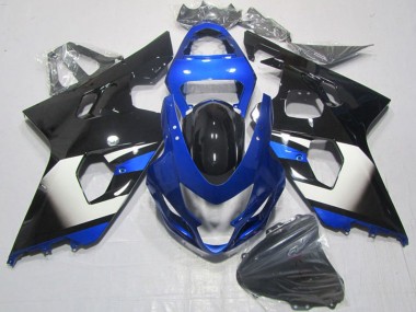 Carenados Moto Suzuki GSXR 600 2004-2005 - Azul Blanco Negro Fabricantes