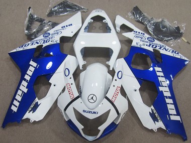 Carenados Moto Suzuki GSXR 600 2004-2005 - Blanco Azul Jordan Motul Fabricantes