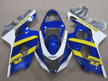 Carenados Moto Suzuki GSXR 600 2004-2005 - Azul Blanco Amarillo Fabricantes