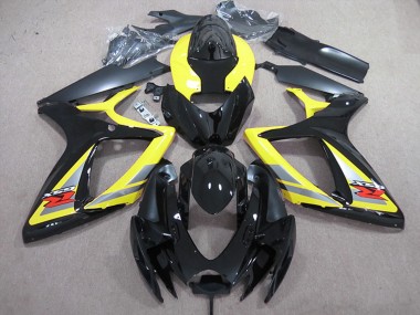 Carenados Moto Suzuki GSXR 600 2006-2007 - Amarillo Gris Negro Fabricantes