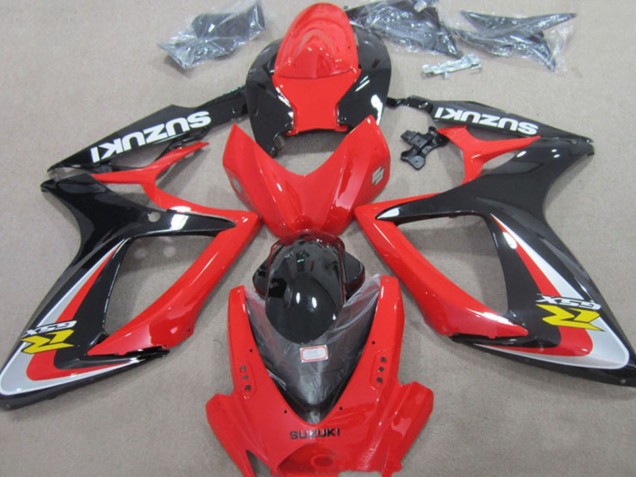 Carenados Moto Suzuki GSXR 600 2006-2007 - Rojo Plata Negro Brillante Amarillo Fabricantes