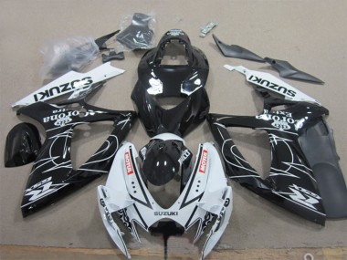 Carenados Moto Suzuki GSXR 600 2006-2007 - Blanco Negro Corona Extra Motul Fabricantes