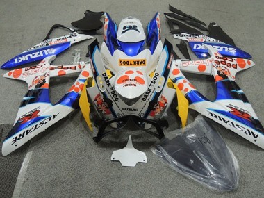Carenados Moto Suzuki GSXR 600 2008-2010 - Blanco Azul Naranja Alstare Dark Dog Fabricantes