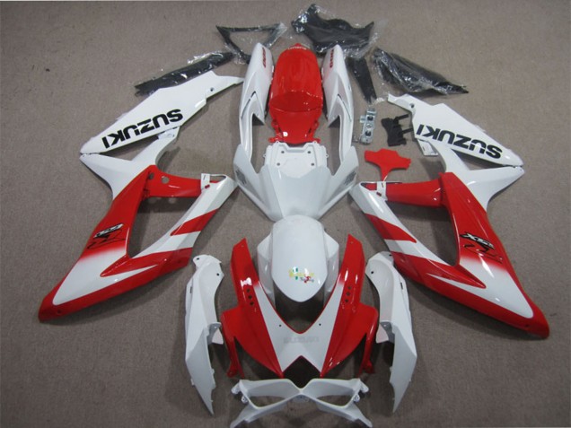 Carenados Moto Suzuki GSXR 600 2008-2010 - Blanco Rojo Fabricantes