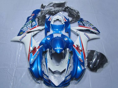 Carenados Moto Suzuki GSXR 600 2011-2024 - Azul Blanco Fabricantes