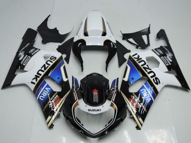 Carenados Moto Suzuki GSXR 750 2001-2003 - Blanco Azul Negro Brillante Viru Fabricantes