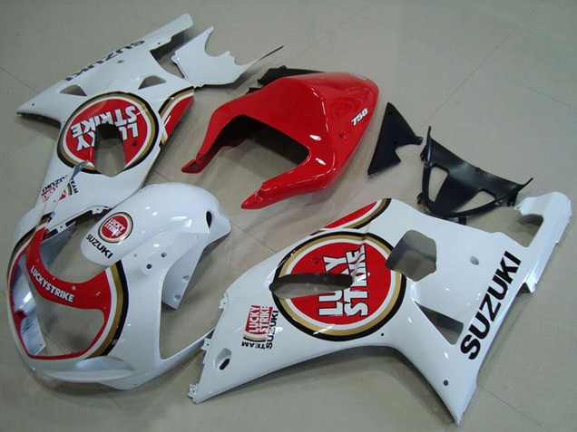 Carenados Moto Suzuki GSXR 750 2001-2003 - Blanco Rojo Lucky Strike Fabricantes