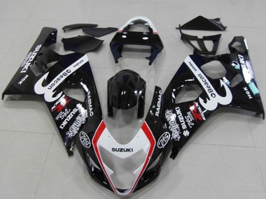 Carenados Moto Suzuki GSXR 750 2004-2005 - Negro Brillante Blanco Rojo Faro Fabricantes