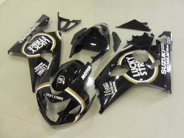 Carenados Moto Suzuki GSXR 750 2004-2005 - Negro Brillante Blanco Lucky Strike Motul Fabricantes