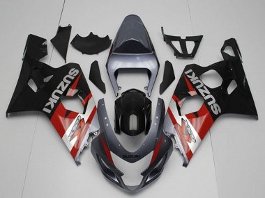 Carenados Moto Suzuki GSXR 750 2004-2005 - Plata Gris Rojo Negro Fabricantes