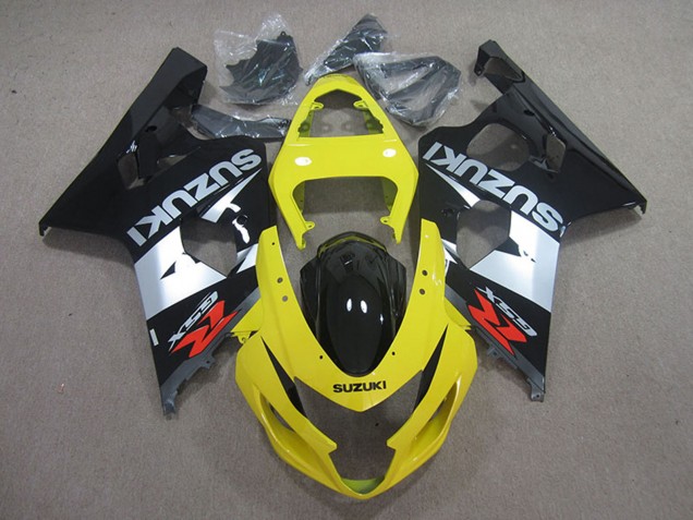 Carenados Moto Suzuki GSXR 750 2004-2005 - Amarillo Plata Negro Fabricantes