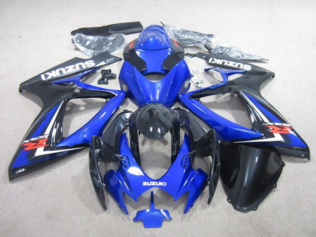 Carenados Moto Suzuki GSXR 750 2006-2007 - Azul Negro Brillante Fabricantes