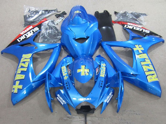 Carenados Moto Suzuki GSXR 750 2006-2007 - Azul Rojo Negro Oro Rizla Fabricantes