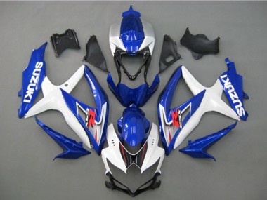 Carenado Moto Suzuki GSXR 750 2008-2010 - Blanco Plata Azul Negro Fabricantes