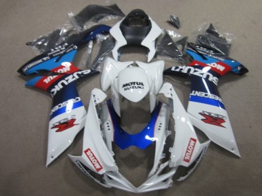 Carenados Moto Suzuki GSXR 750 2011-2024 - Blanco Azul Motul Fabricantes