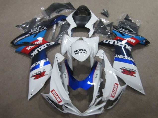 Carenados Moto Suzuki GSXR 750 2011-2024 - Blanco Azul Motul Fabricantes