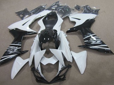 Carenado Moto Suzuki GSXR 750 2011-2024 - Blanco Negro Fabricantes