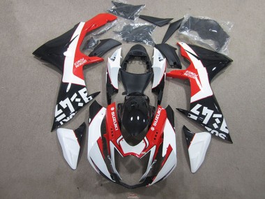 Carenados Moto Suzuki GSXR 750 2011-2024 - Negro Rojo Fabricantes