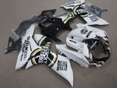 Carenados Moto Suzuki GSXR 750 2011-2024 - Blanco Lucky Strike Negro Motul Fabricantes