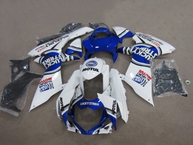 Carenados Moto Suzuki GSXR 750 2011-2024 - Blanco Lucky Strike Motul Fabricantes