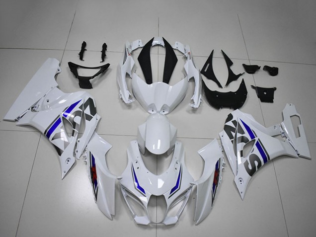Carenados Moto Suzuki GSXR 1000 2017-2024 - Blanco Azul Fabricantes