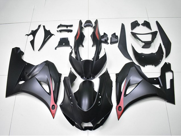 Carenados Moto Suzuki GSXR 1000 2017-2024 - Negro Mate Rojo Fabricantes