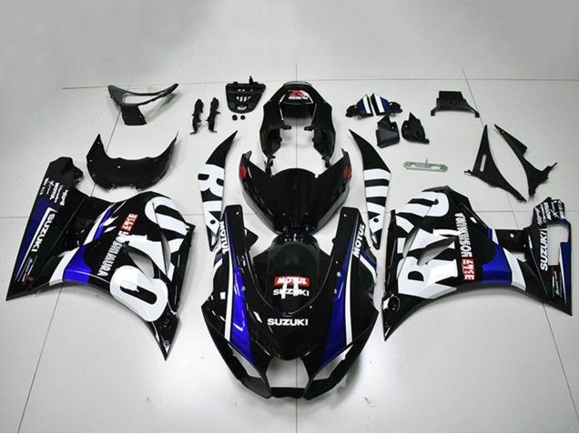 Carenados Moto Suzuki GSXR 1000 2017-2024 - Negro Blanco Azul Motul Fabricantes