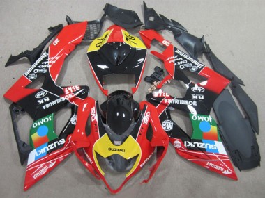 Carenados Moto Suzuki GSXR 1000 2005-2006 - Negro Rojo Amarillo Azul JOMO Fabricantes