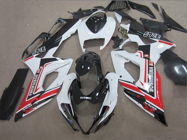 Carenados Moto Suzuki GSXR 1000 2005-2006 - Blanco Negro Rojo Yoshimura Fabricantes
