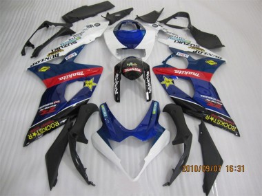 Carenados Moto Suzuki GSXR 1000 2005-2006 - Azul Blanco Rojo Negro Rockstar Fabricantes