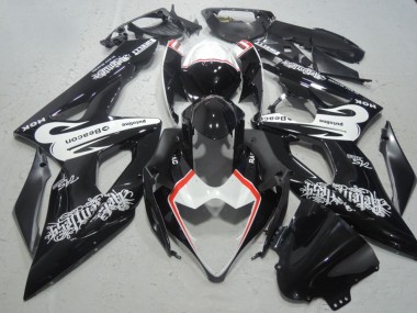 Carenados Moto Suzuki GSXR 1000 2005-2006 - Negro Brillante Blanco Rojo Faro Fabricantes