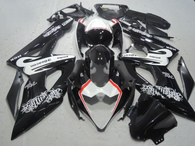 Carenados Moto Suzuki GSXR 1000 2005-2006 - Negro Brillante Blanco Rojo Faro Fabricantes