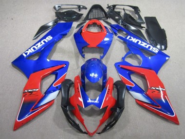 Carenados Moto Suzuki GSXR 1000 2005-2006 - Azul Rojo Fabricantes