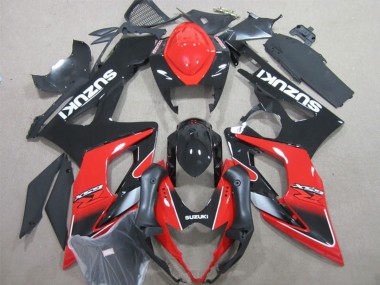 Carenados Moto Suzuki GSXR 1000 2005-2006 - Negro Rojo Fabricantes