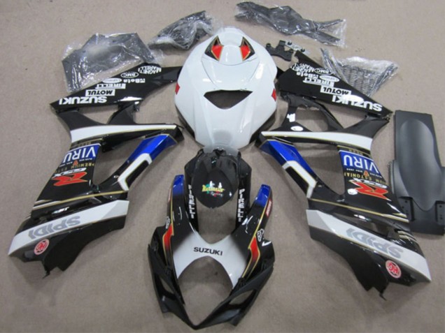 Carenados Moto Suzuki GSXR 1000 2007-2008 - Blanco Azul Rojo Negro Fabricantes