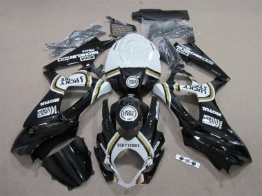Carenados Moto Suzuki GSXR 1000 2007-2008 - Blanco Negro Lucky Strike Motul Fabricantes