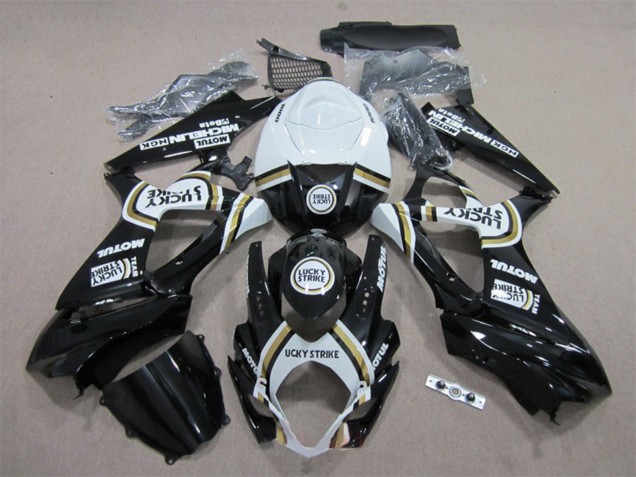 Carenados Moto Suzuki GSXR 1000 2007-2008 - Blanco Negro Lucky Strike Motul Fabricantes