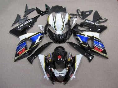 Carenado Moto Suzuki GSXR 1000 2009-2016 - Blanco Azul Negro Dark Dog Fabricantes