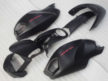 Carenado Moto Ducati Monster 696 2008-2012 - Negro Mate Fabricantes