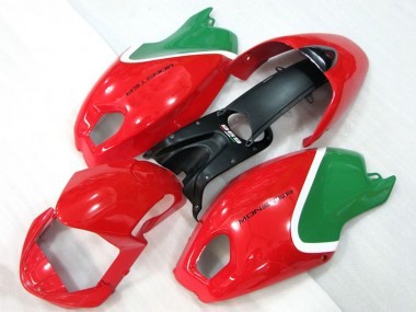 Carenados Moto Ducati Monster 696 2008-2012 - Rojo Blanco Verde Fabricantes