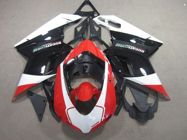 Carenado Moto Ducati 848 1098 1198 2007-2014 - Blanco Rojo Negro Brillante Fabricantes