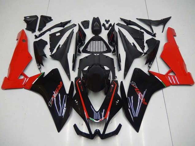Carenados Moto Aprilia RSV4 1000 2009-2015 - Negro Rojo Fabricantes