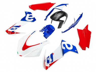 Carenado Moto Aprilia RS660 2020-2024 - Blanco Azul Rojo Fabricantes