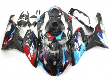 Carenados Moto BMW S1000RR 2015-2016 - Azul Rojo FibraCarbono Fabricantes