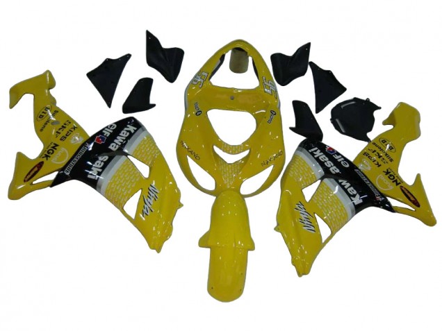 Carenados Moto Kawasaki ZX10R 2006-2007 - Amarillo Plata Negro Elf Fabricantes