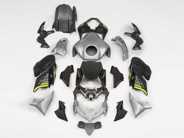 Carenados Moto Kawasaki Z900 2020-2024 - Negro Plata Fabricantes