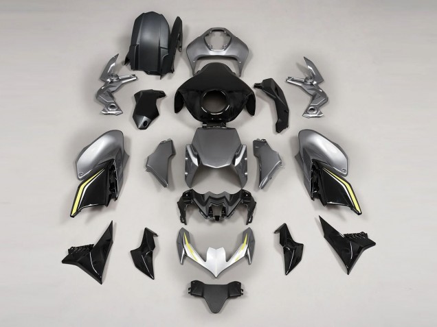 Carenados Moto Kawasaki Z900 2020-2024 - Gris Negro Fabricantes