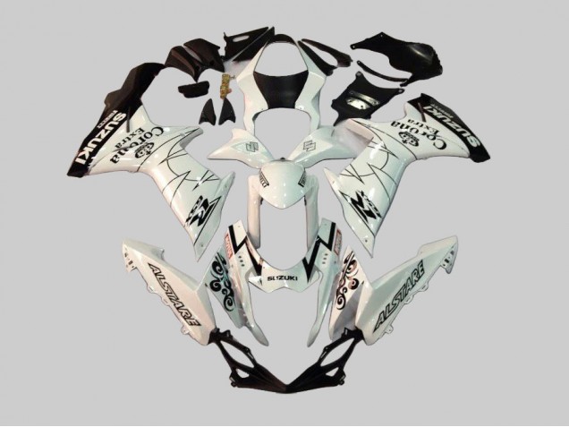 Carenados Moto Suzuki GSXR 600/750 2011-2024 - Blanco Negro Alstare Corona Extra Motul Fabricantes